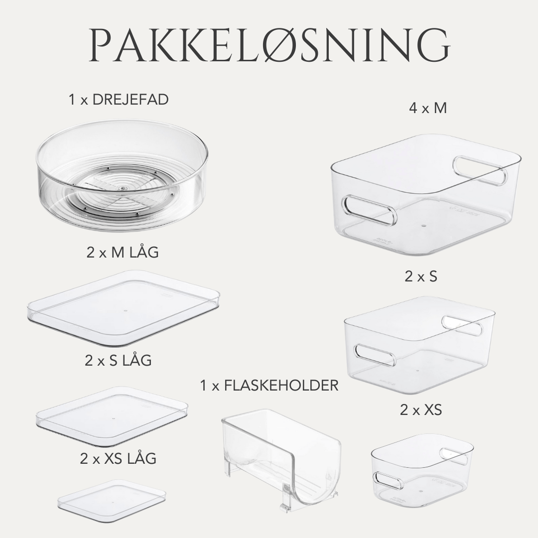 Pakkeløsning Pakkeløsning køleskab aestetisk ele living