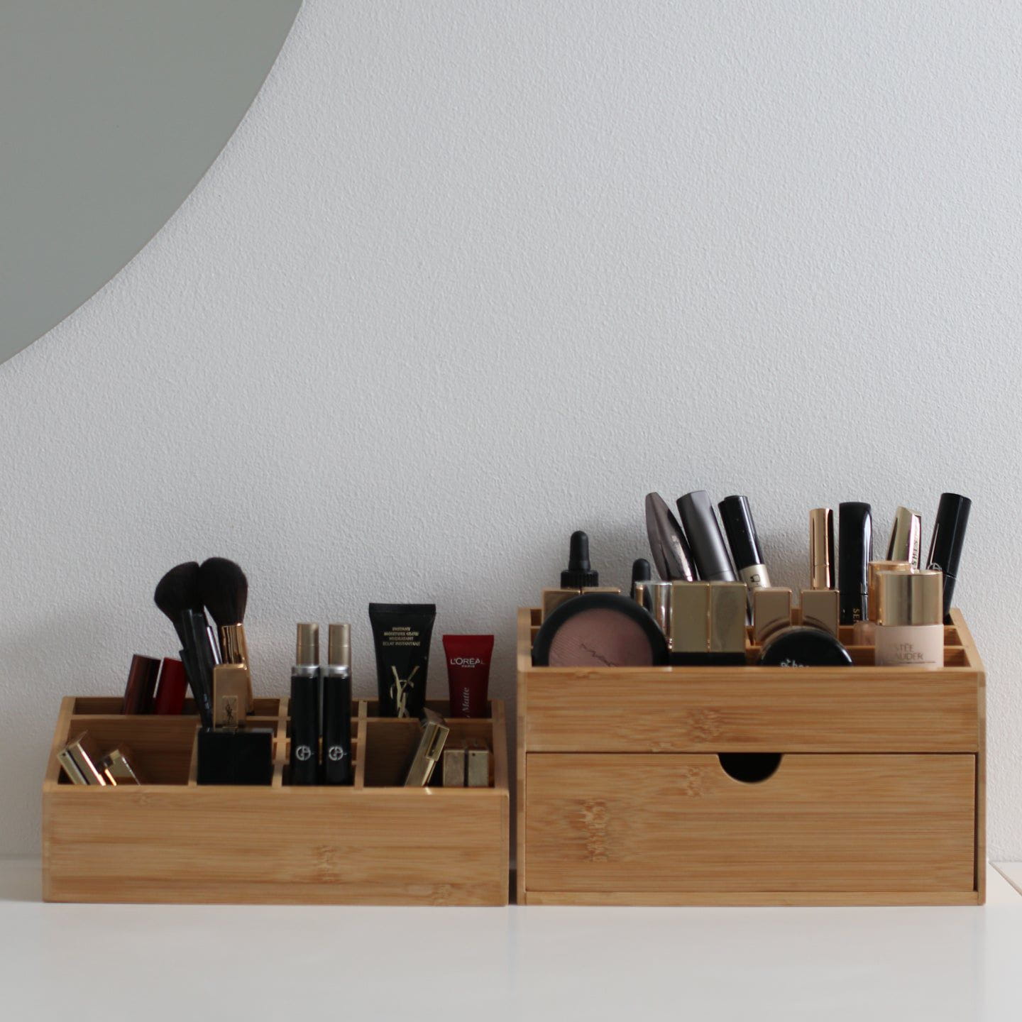 Makeup opbevaring med skuffe aestetisk ele living
