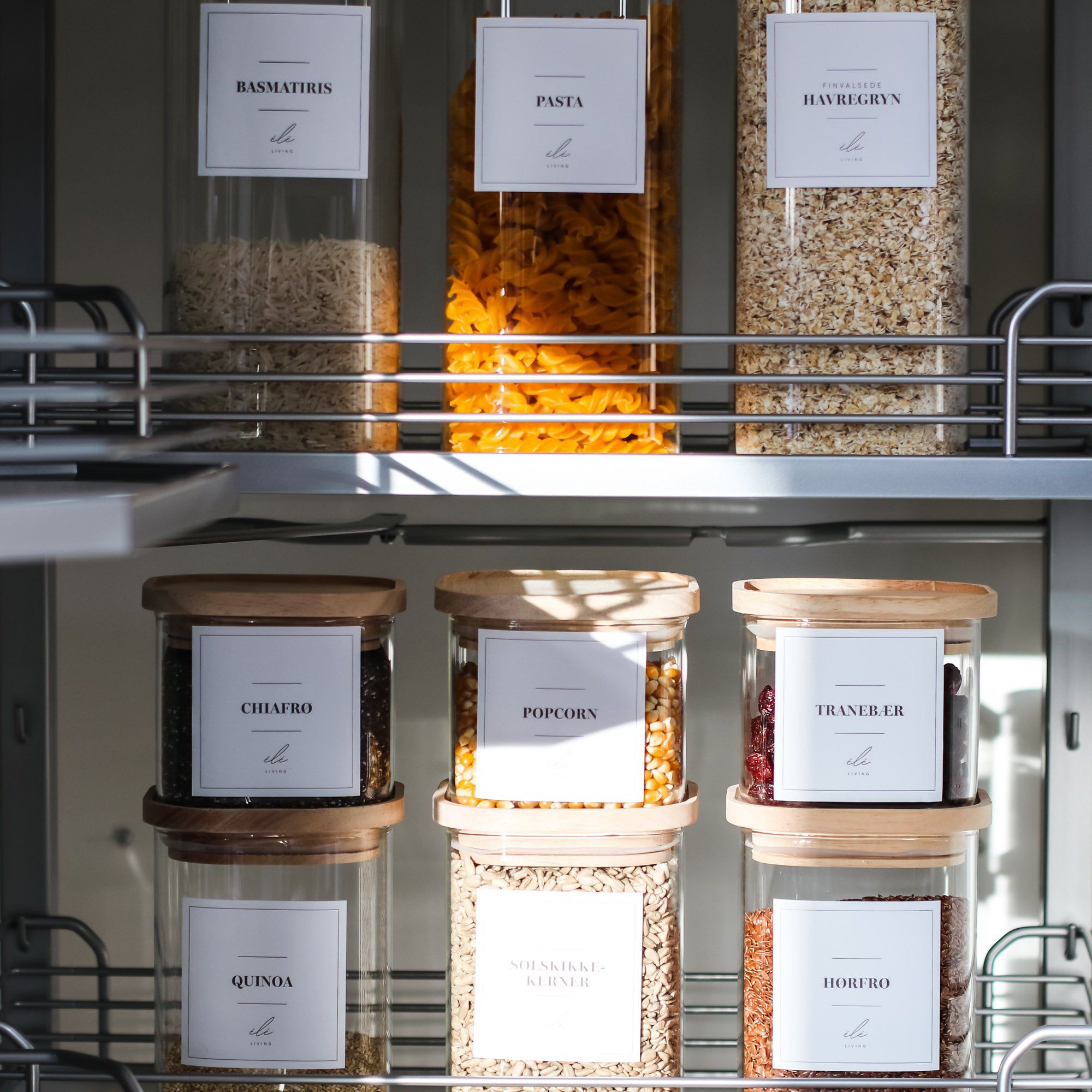 Labels Labels tørvarer design 1 aestetisk ele living