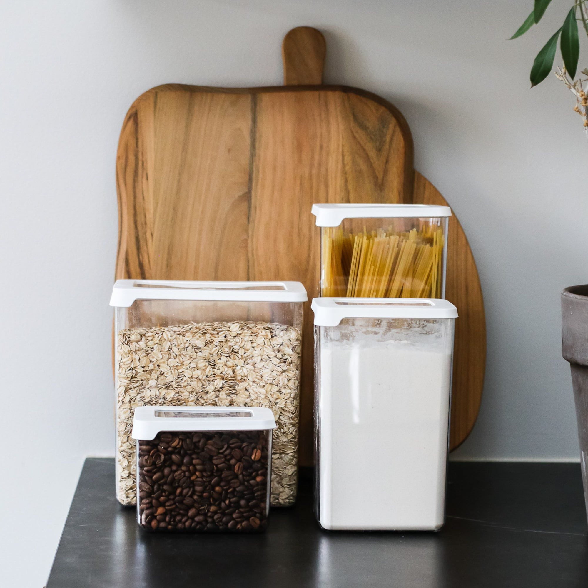 Opbevaringsbøtte Gastromax opbevaringsbøtte til tørvarer 0,8 liter aestetisk ele living