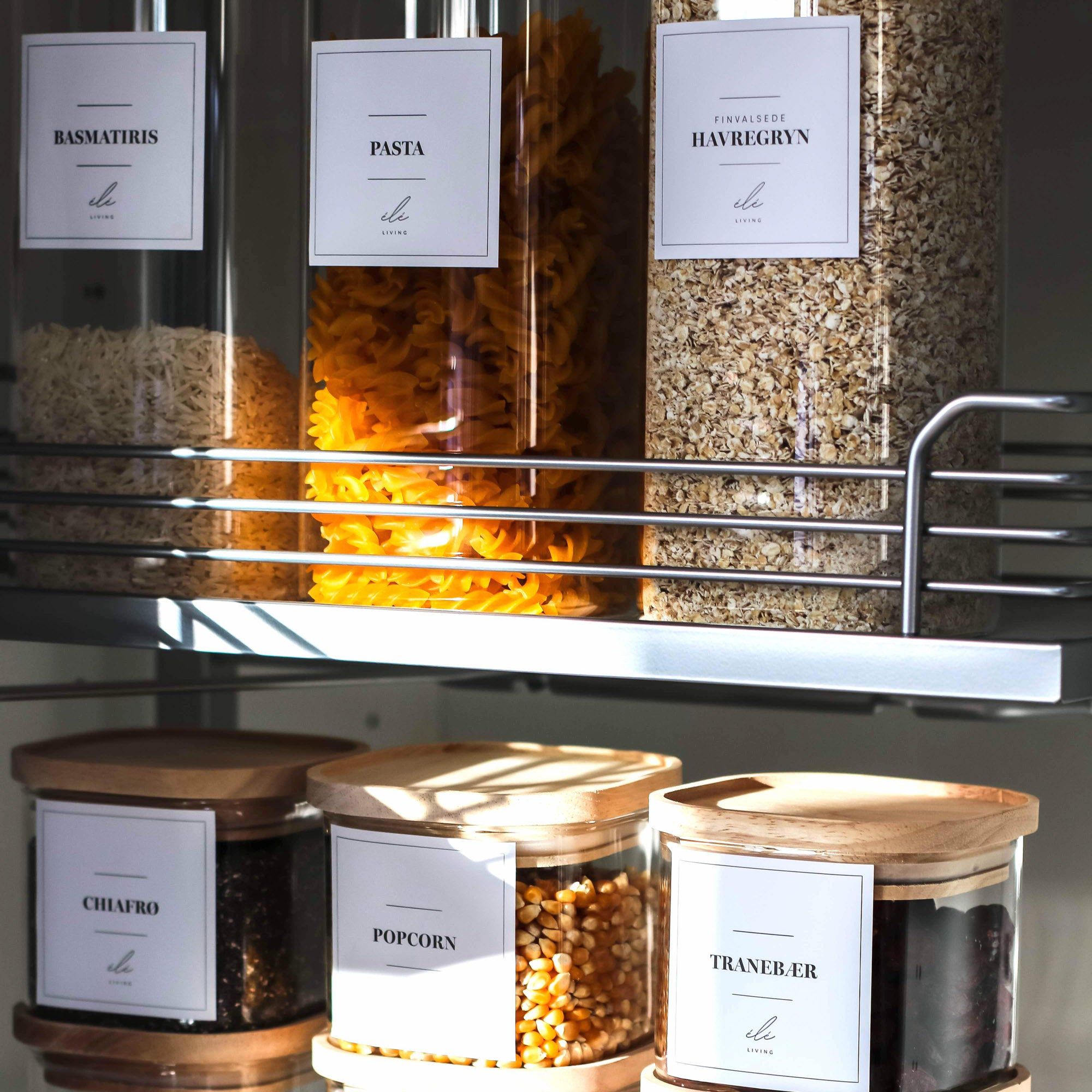 Labels Labels tørvarer design 1 aestetisk ele living