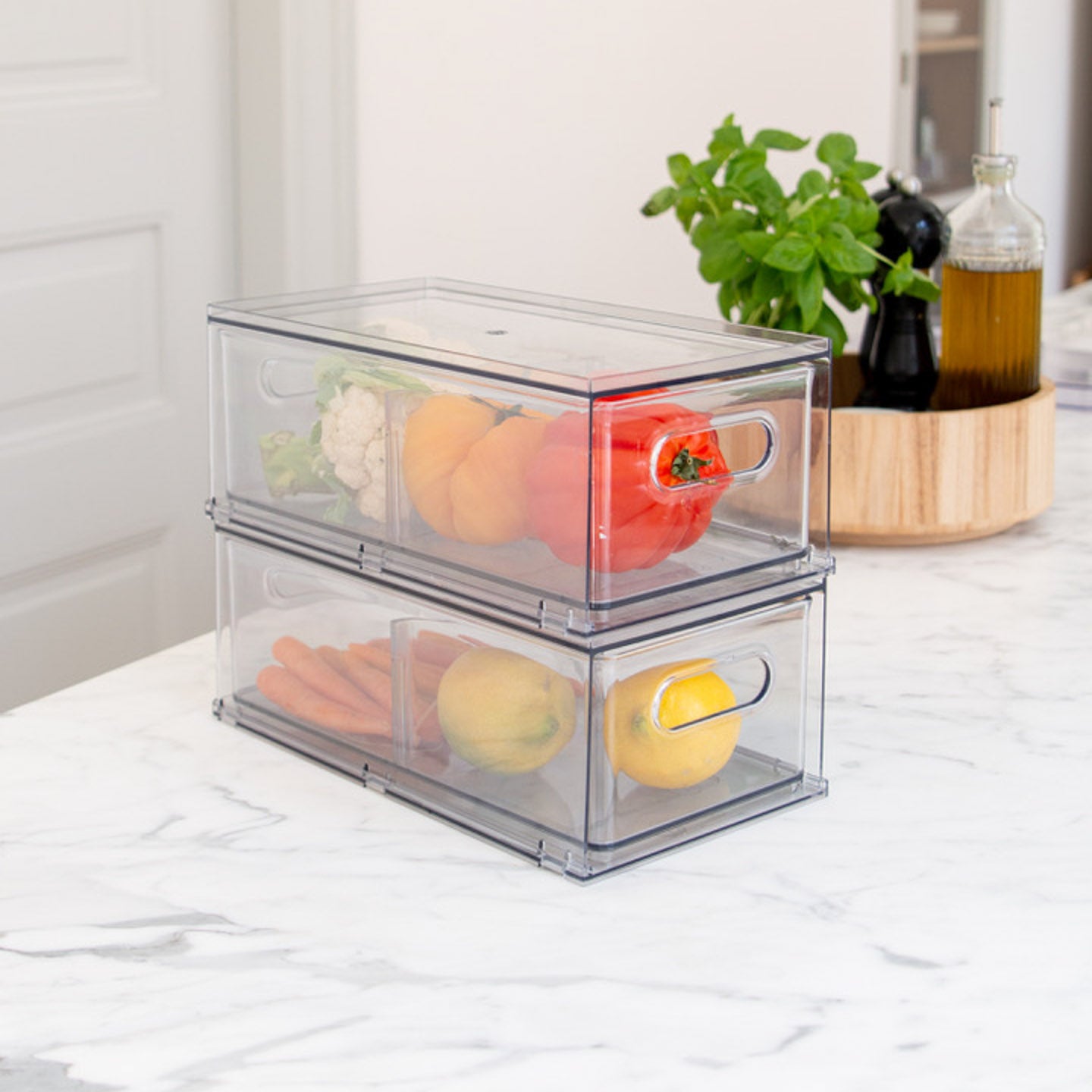 The Home Edit - Refrigerator case with pull-out