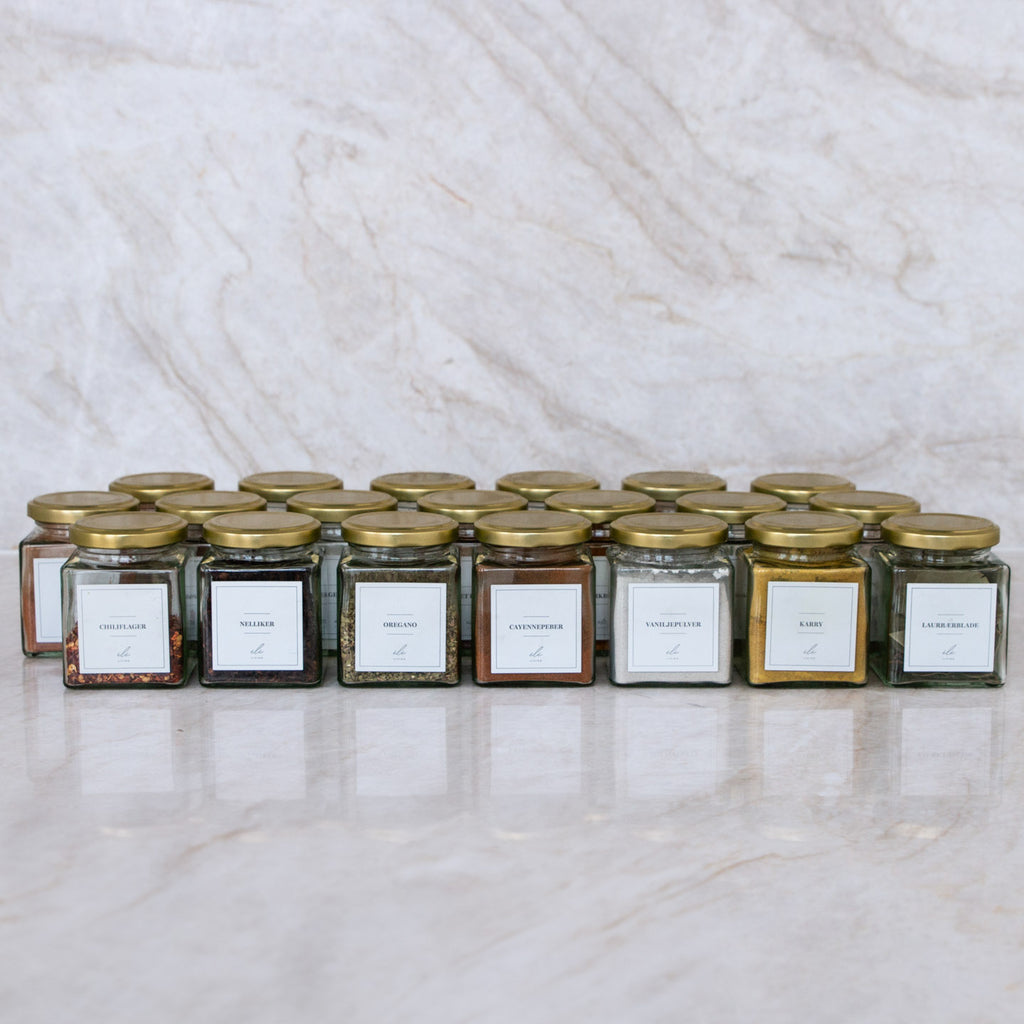 Verpackungslösung Gewürzglas mit Messingdeckel I élé living