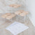 Verpackungslösung, Aufbewahrungsglas, quadratisch, heller Holzdeckel