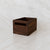 Wooden box wide tall acacia