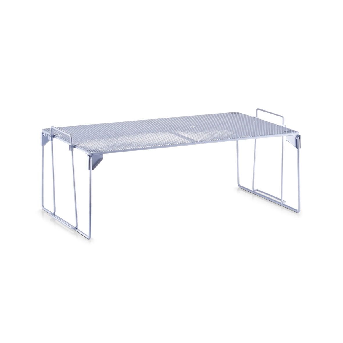 Metal reol som ekstra hylde i skab