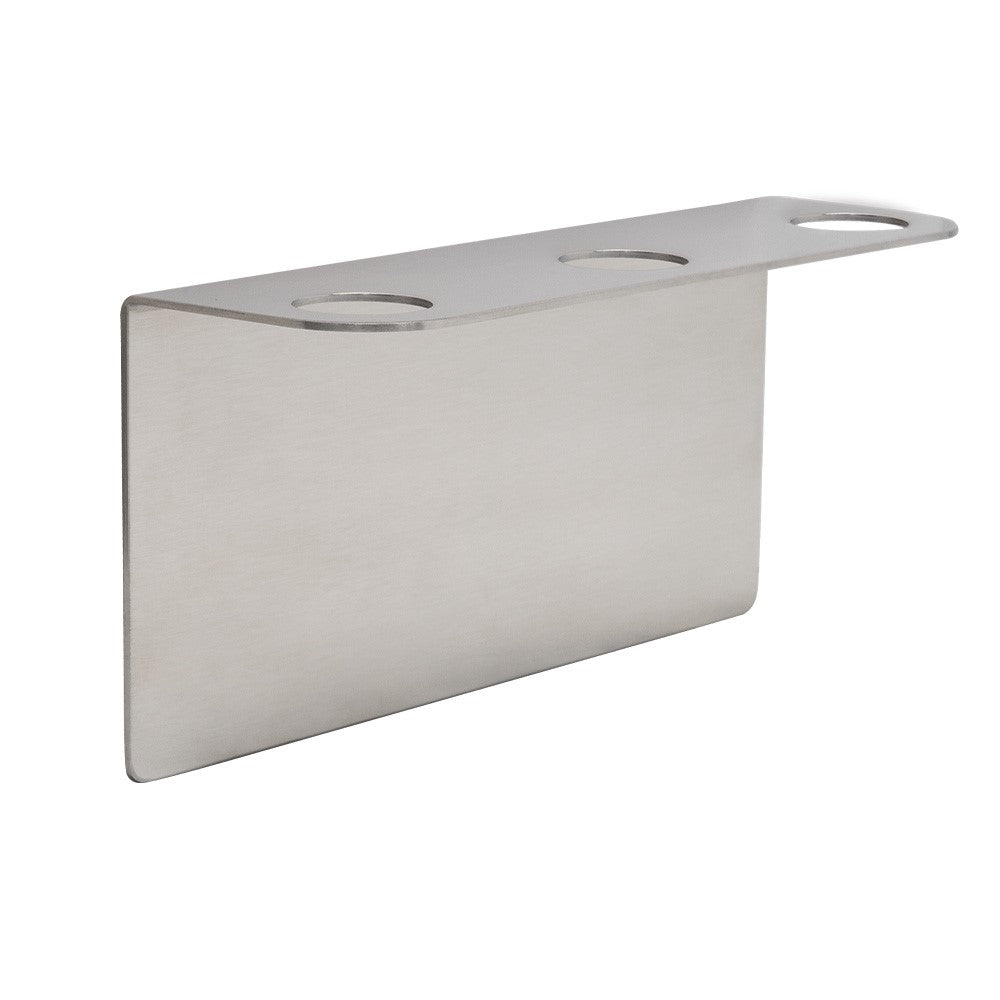 Triple dispenser holder - Brushed steel